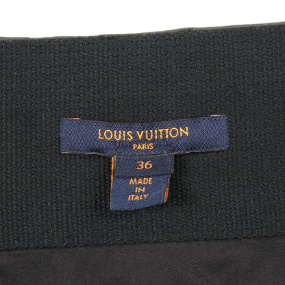ハイウエスト カーゴパンツ リヨセル コットン ブラック グレー ルイヴィトン ボトムス LOUIS VUITTON