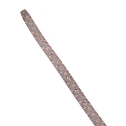 ミニLVエナメル 15MM リバーシブル ベルト レザー PVC ボルドー ブラウン ルイヴィトン 財布・小物 LOUIS VUITTON