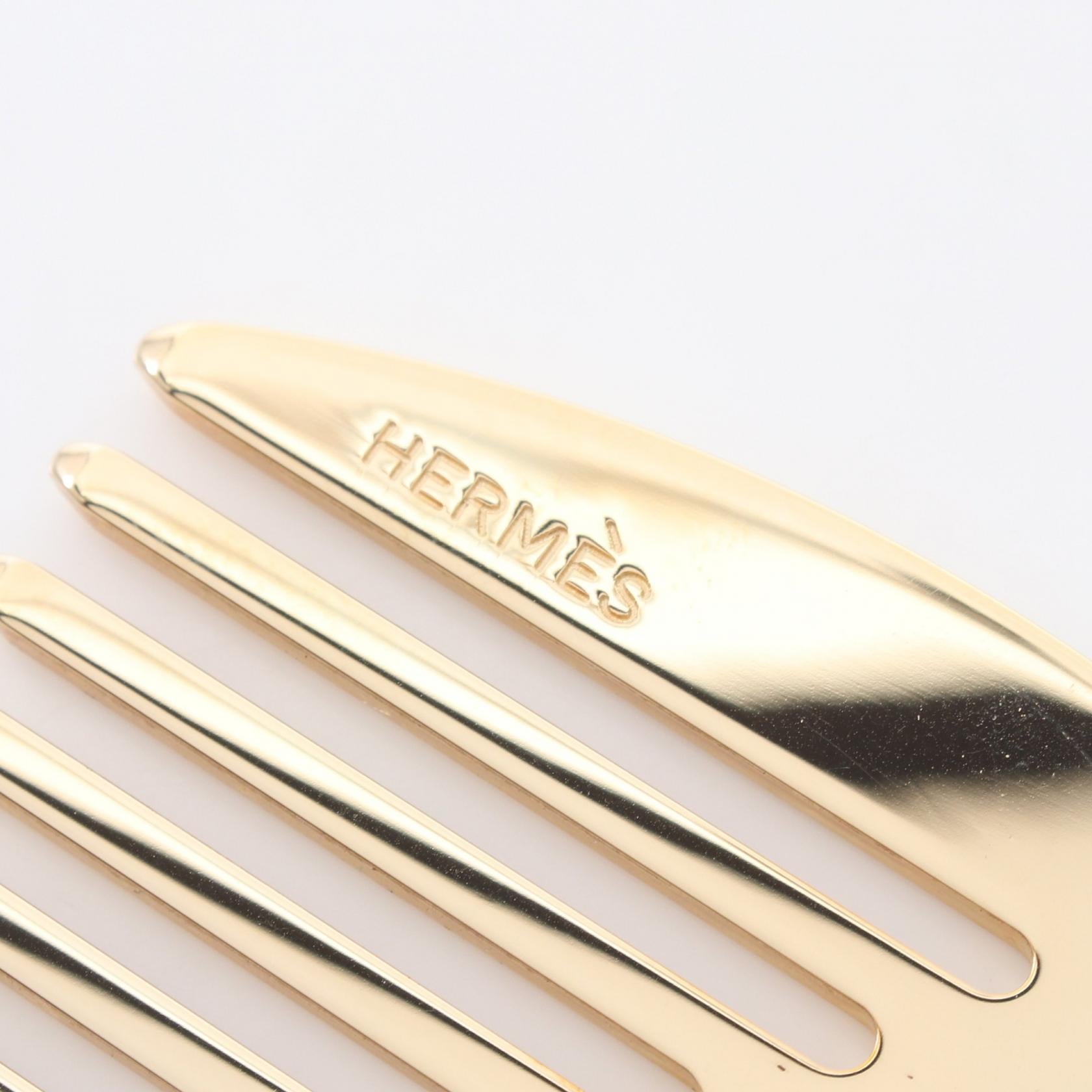 シュバル ホースコーム 櫛 小物 GP ゴールド エルメス 財布・小物 HERMES
