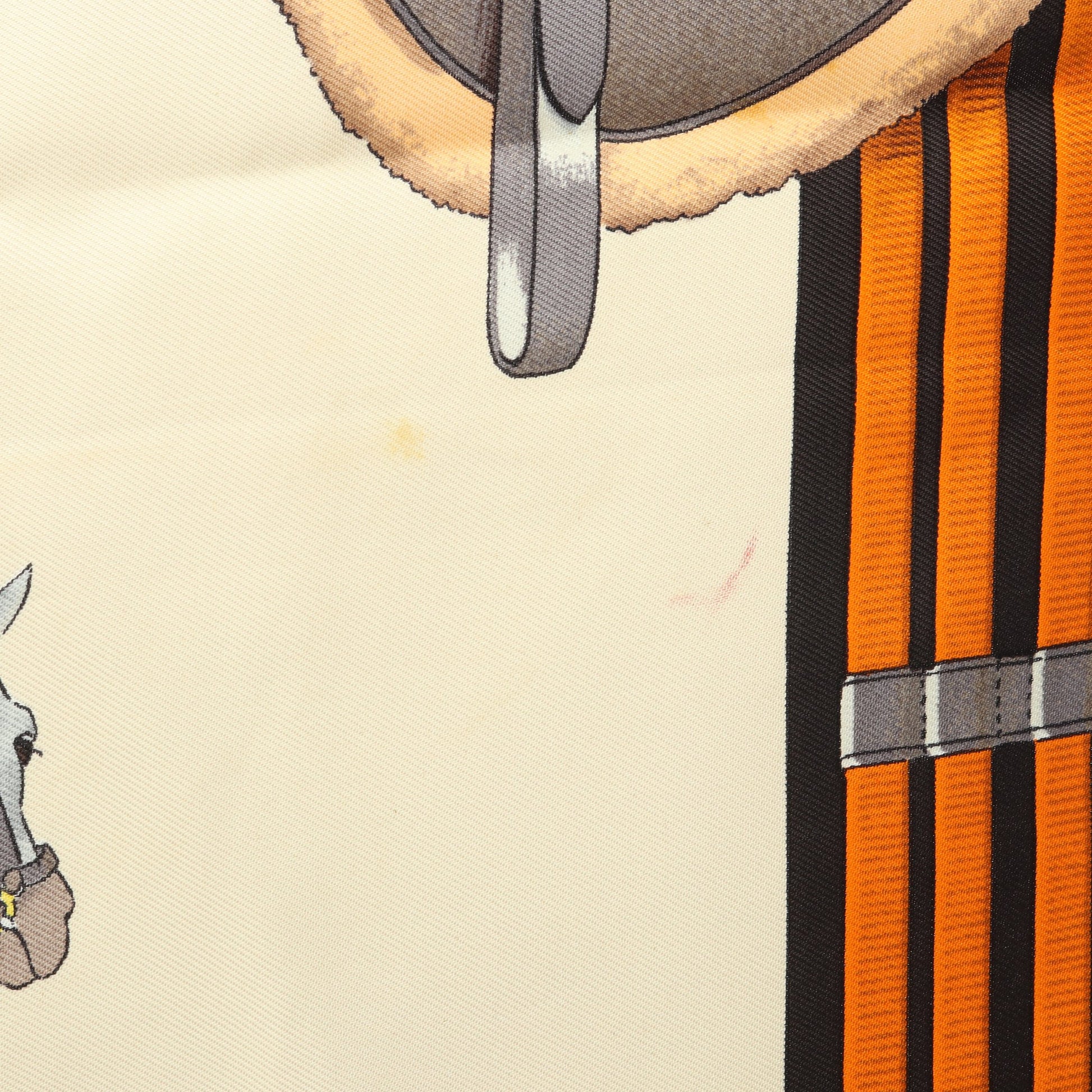 カレ90 JUMPING スカーフ シルク ダークブラウン ベージュ マルチカラー エルメス 財布・小物 HERMES