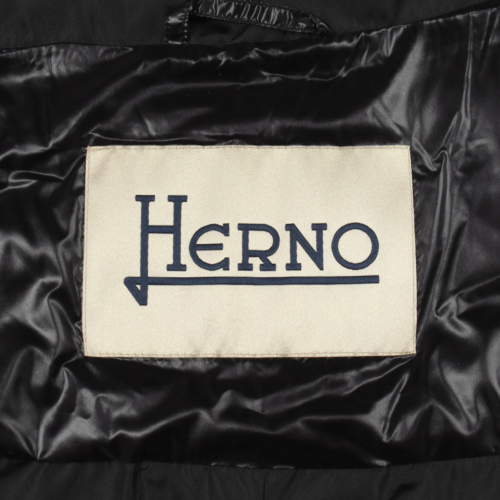 切替 ダウンベスト ナイロン ブラック ヘルノ アウター HERNO