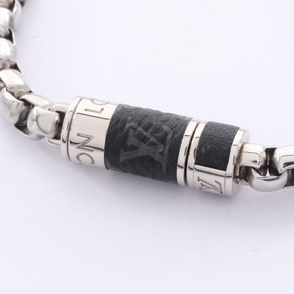 チェーンモノグラム ブレスレット PVC シルバー ブラック ルイヴィトン アクセサリー LOUIS VUITTON