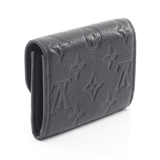 ポルトモネ ロザリ モノグラムアンプラント ノワール コインケース レザー ブラック ルイヴィトン 財布・小物 LOUIS VUITTON