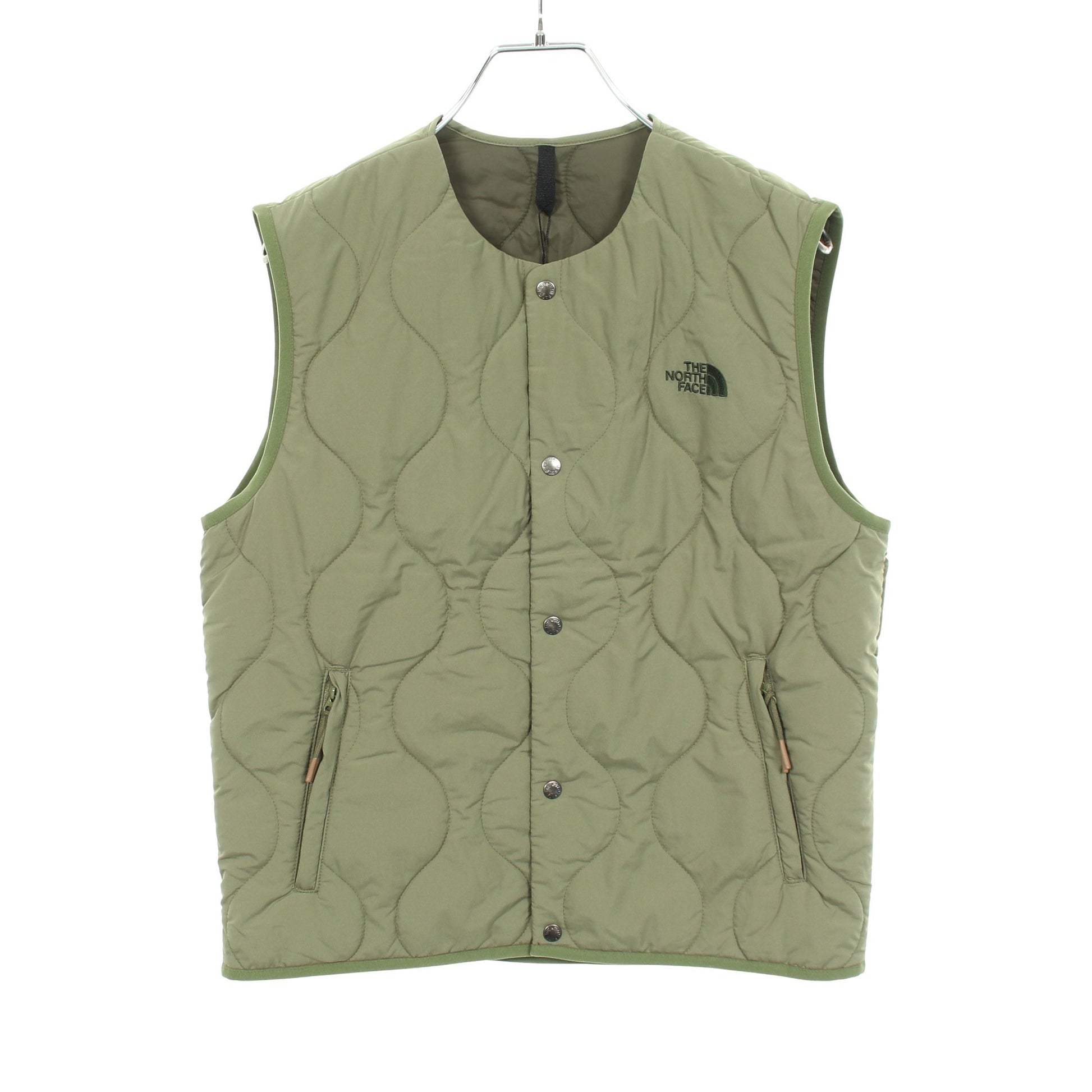 CAMPER V VEST 中綿 ベスト グリーン ザノースフェイス ホワイトレーベル アウター THE NORTH FACE WHITE LABEL