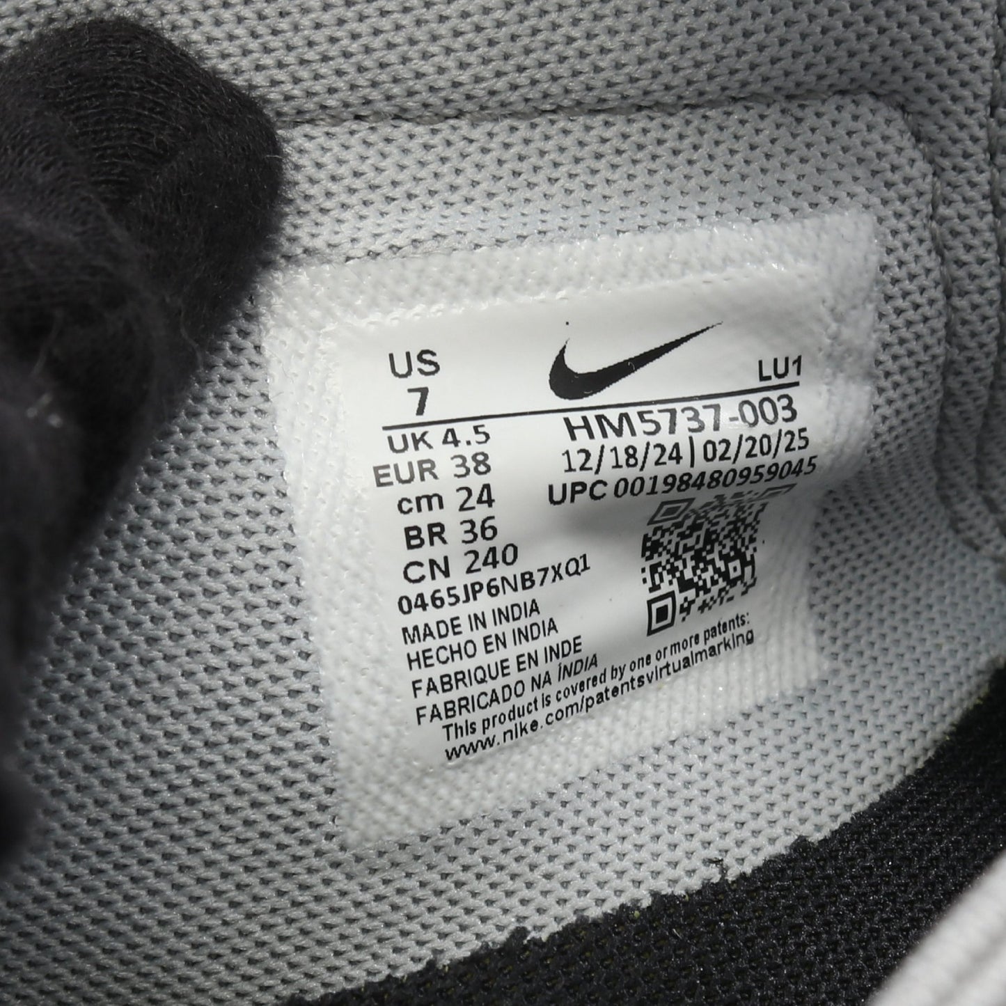 AIR RIFT エア リフト スニーカー レザー グレー ナイキ