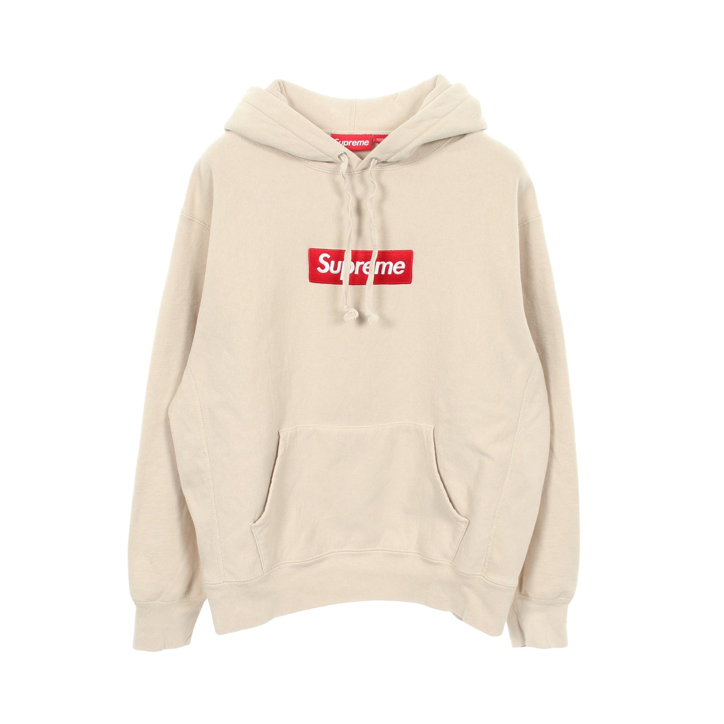 Box Logo Hooded Sweatshirt 裏起毛 プルオーバーパーカー コットン ベージュ シュプリーム トップス Supreme