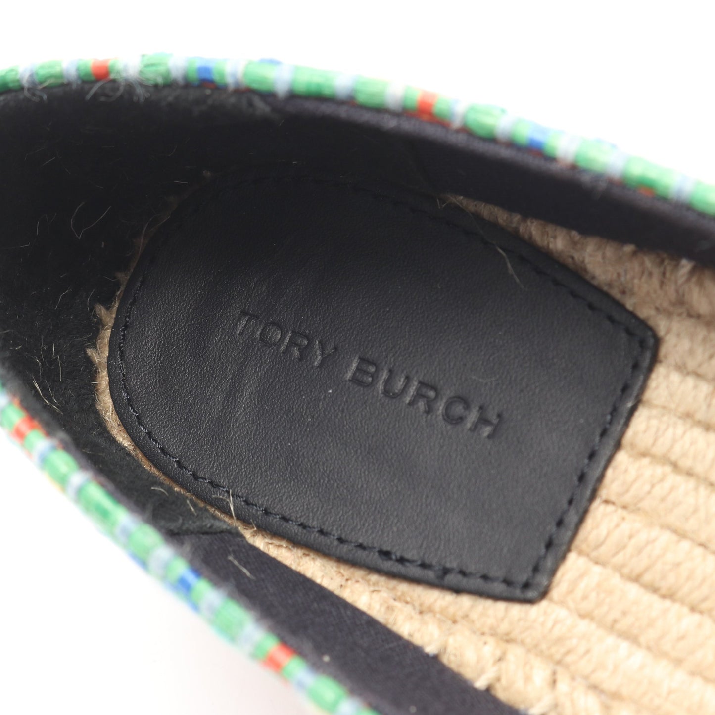 エスパドリーユ スリッポン ファブリック マルチカラー トリーバーチ シューズ TORY BURCH