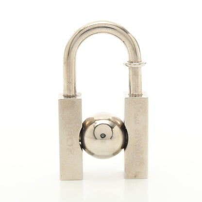 カデナチャーム L'HOMME PEUT EMBELLIR LA TERRE 2001年限定 バッグチャーム シルバー エルメス 財布・小物 HERMES