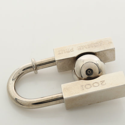 カデナチャーム L'HOMME PEUT EMBELLIR LA TERRE 2001年限定 バッグチャーム シルバー エルメス 財布・小物 HERMES