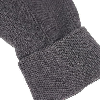ニット切替 ダウンジャケット ナイロン ウール ブラック モンクレール アウター MONCLER