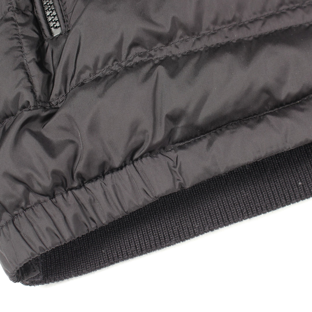 ニット切替 ダウンジャケット ナイロン ウール ブラック モンクレール アウター MONCLER