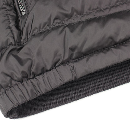 ニット切替 ダウンジャケット ナイロン ウール ブラック モンクレール アウター MONCLER