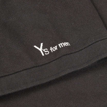 ポロシャツ コットン ブラック ワイズフォーメン トップス Y's for men