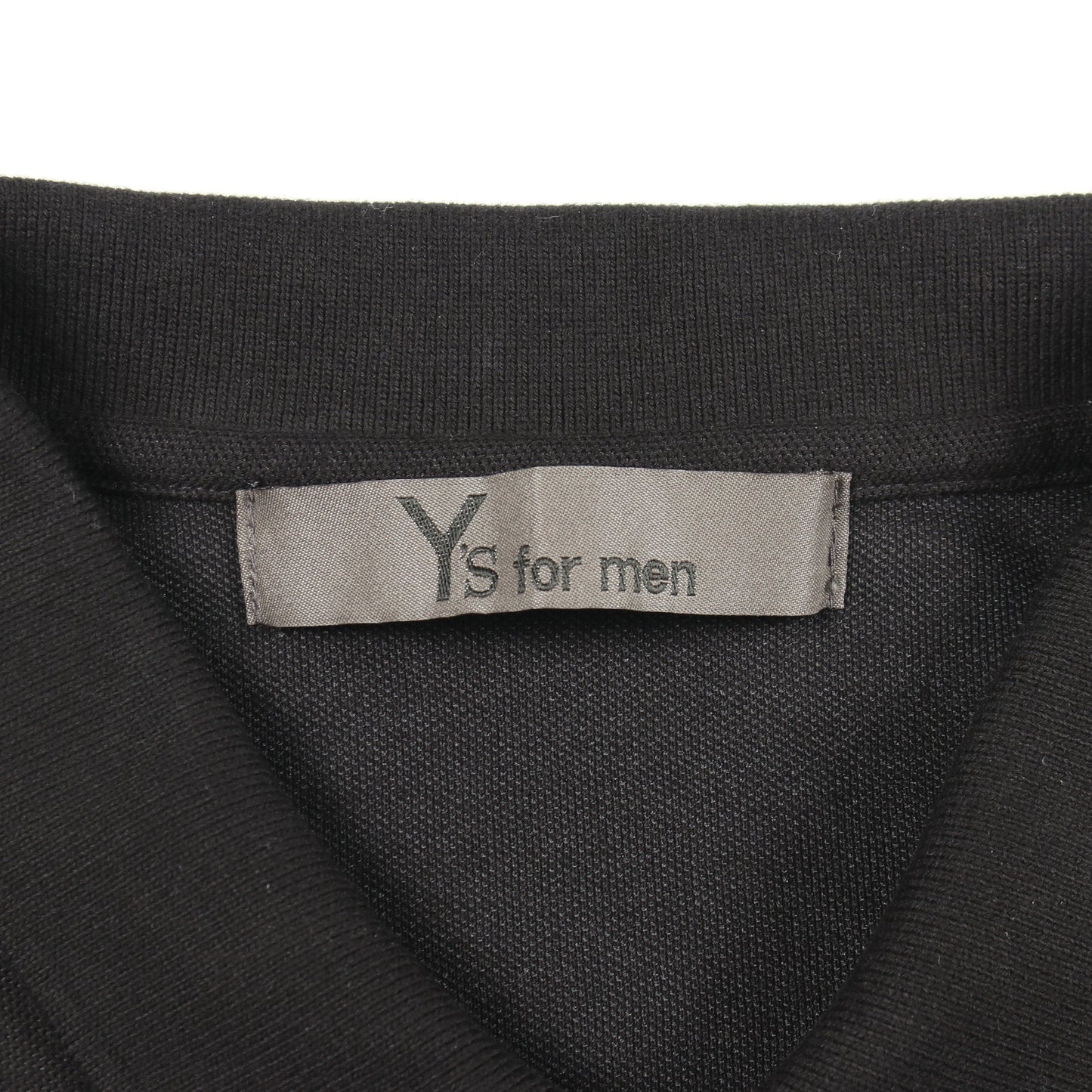 ポロシャツ コットン ブラック ワイズフォーメン トップス Y's for men