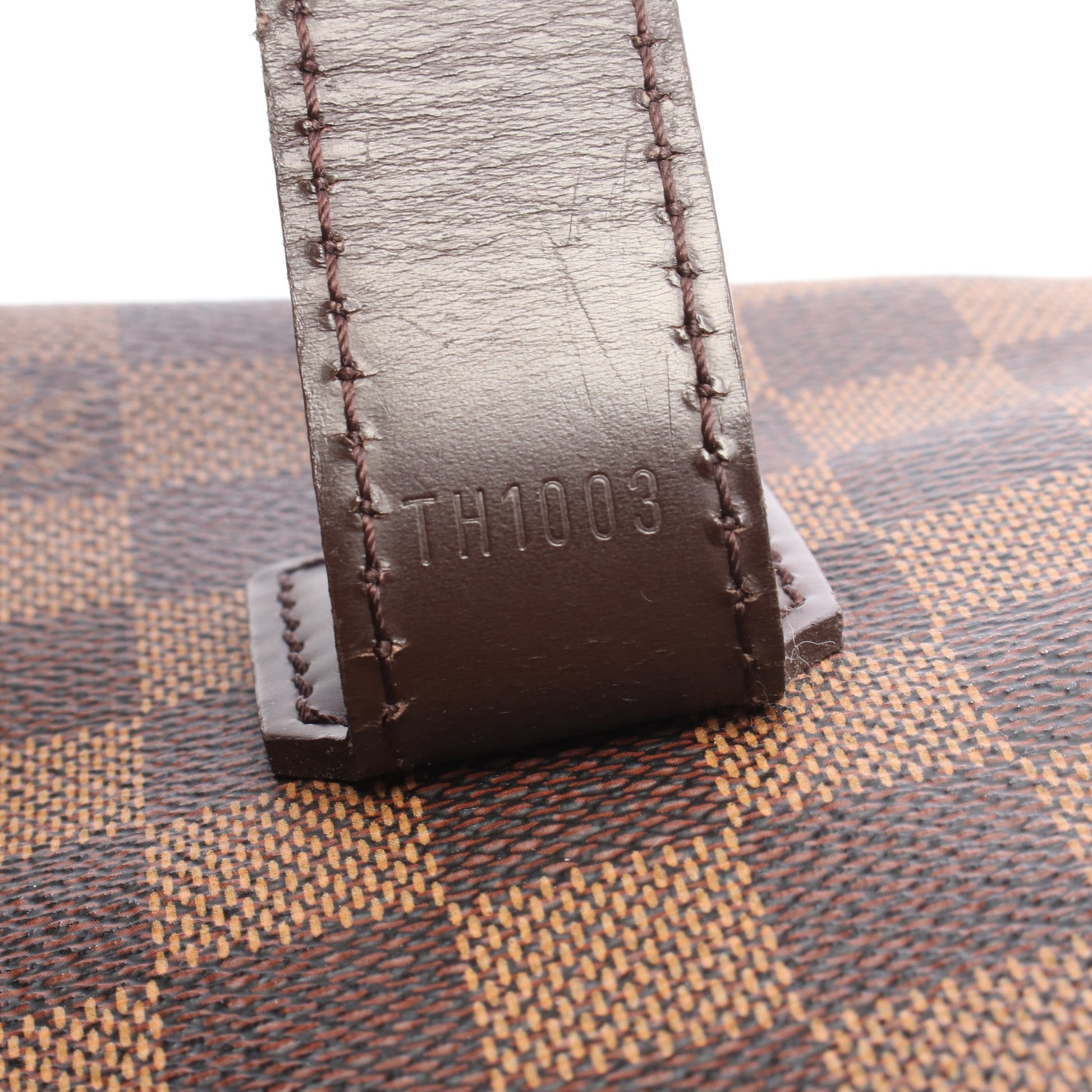 ブロードウェイ ダミエエベヌ 2WAY ショルダーバッグ PVC レザー ブラウン ルイヴィトン バッグ LOUIS VUITTON
