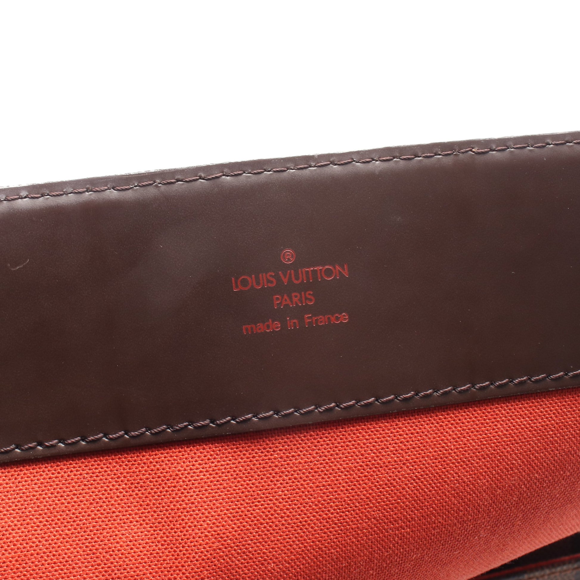 ブロードウェイ ダミエエベヌ 2WAY ショルダーバッグ PVC レザー ブラウン ルイヴィトン バッグ LOUIS VUITTON