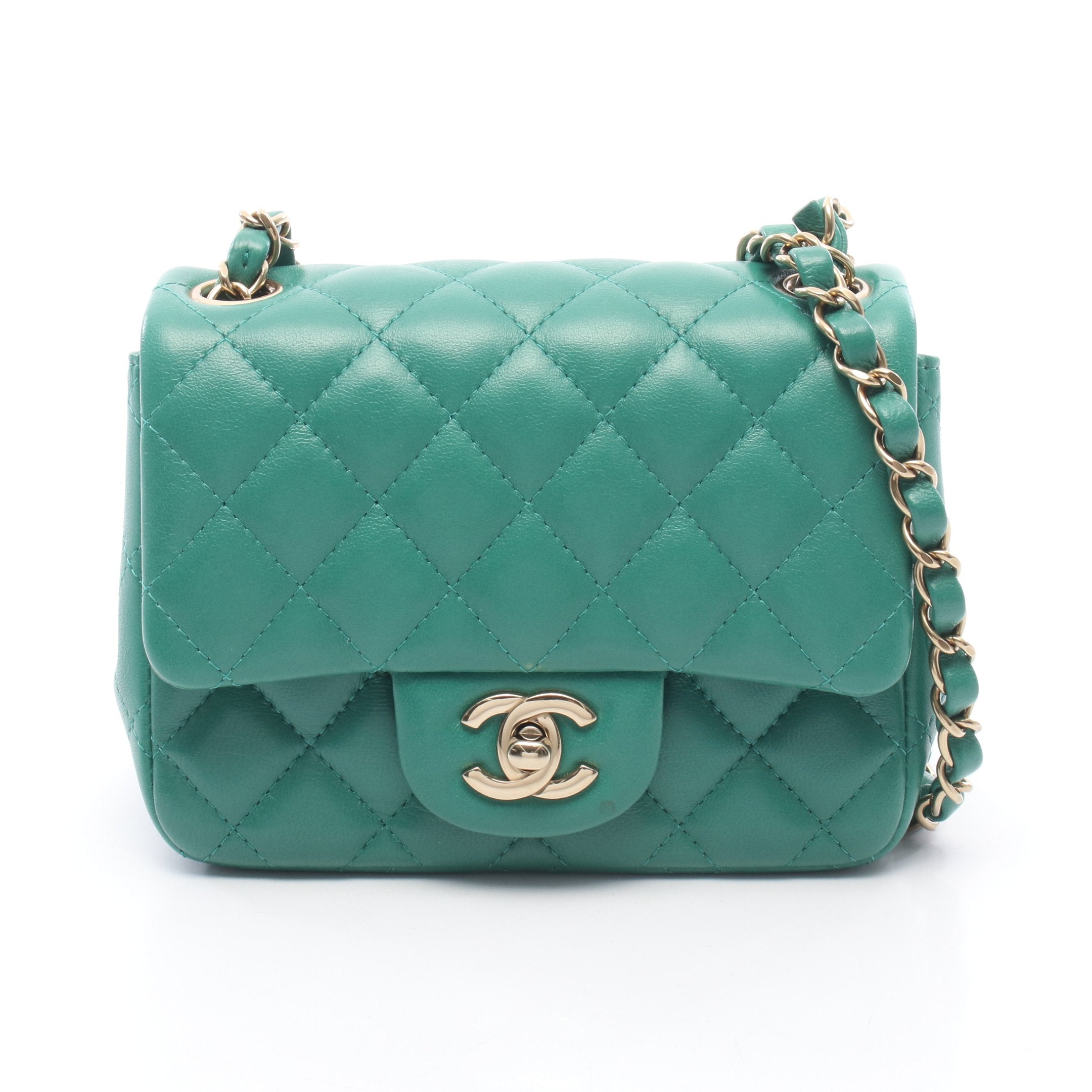 シャネル CHANEL マトラッセ ショルダーバッグ バッグ ラムスキン（羊革） ウッド レディース カーキ系 【中古】 CHANEL（シャネル） マトラッセ ブランドオフ ラムスキン（羊革