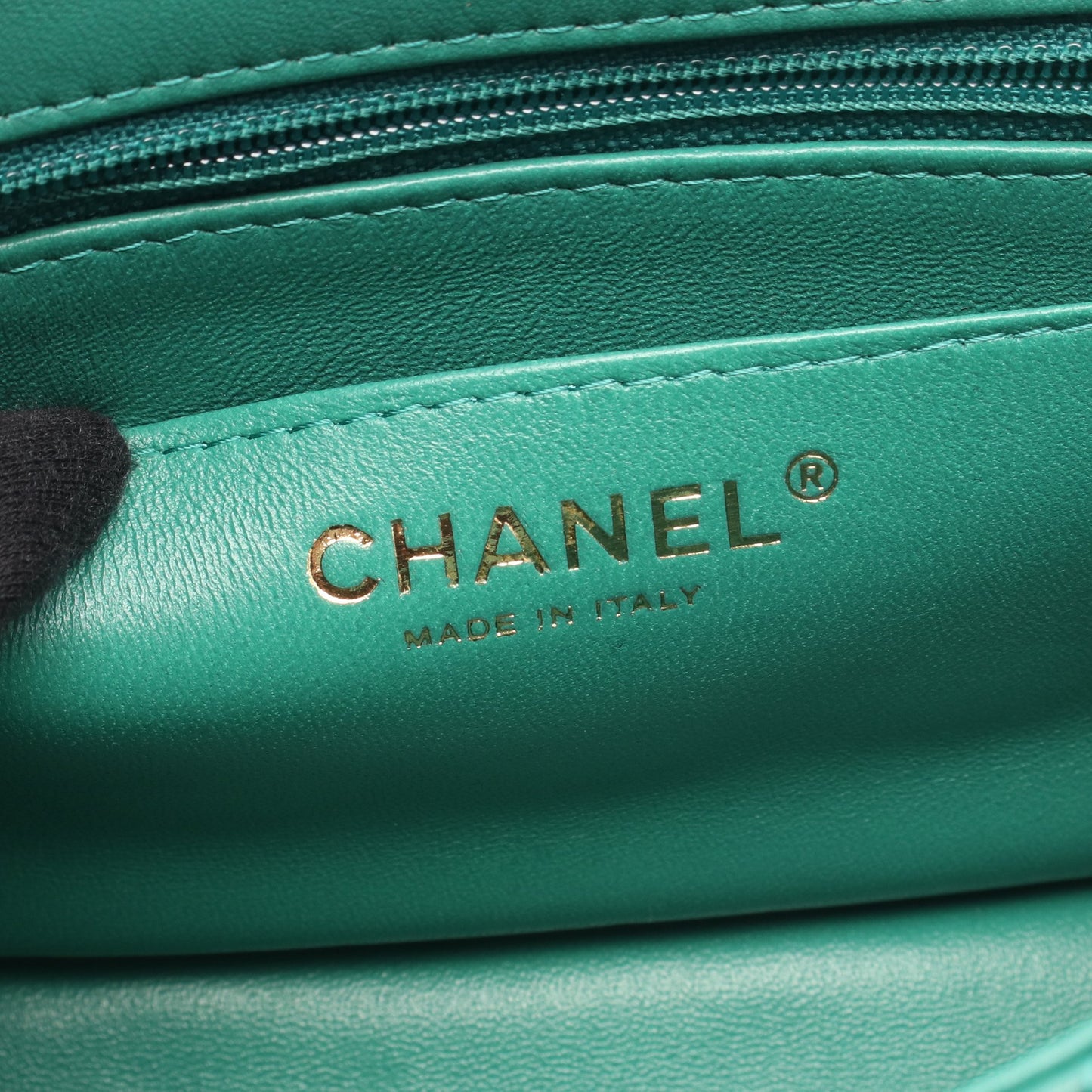 ミニマトラッセ チェーンショルダーバッグ ラムスキン グリーン ゴールド金具 シャネル バッグ CHANEL