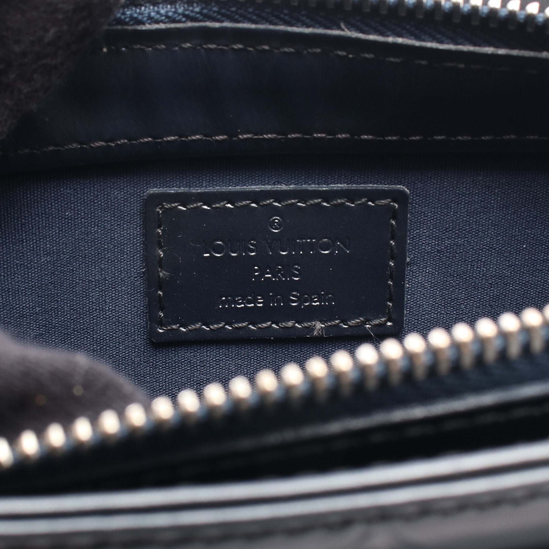 Louis Vuitton モノグラムマット　ネイビー アルストン モノグラムマット ブルー ショルダーバッグ レザー