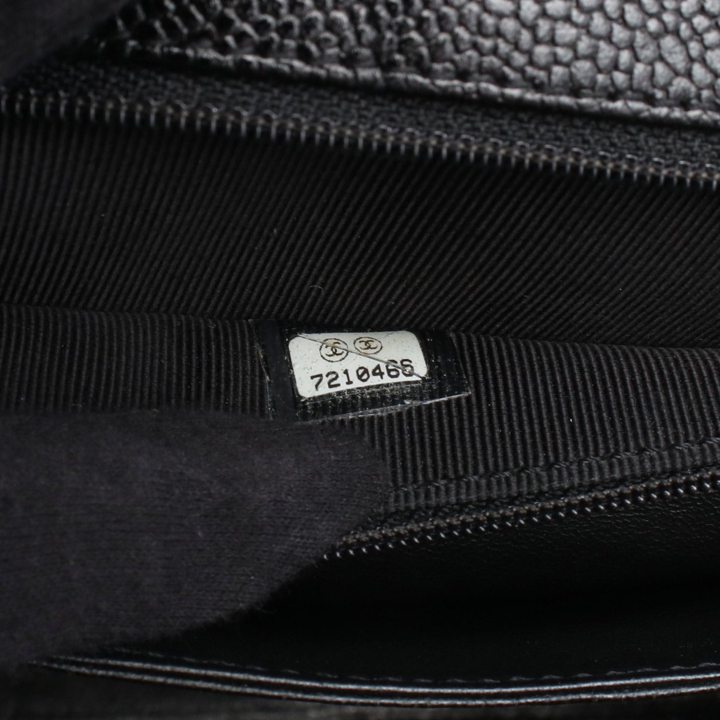 マトラッセ ハンドバッグ キャビアスキン ブラック ゴールド金具 シャネル バッグ CHANEL