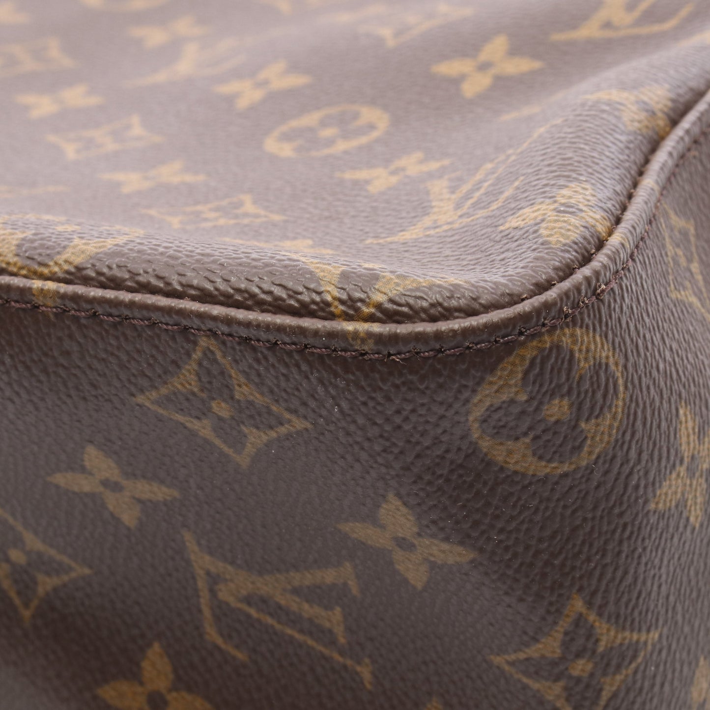 ルーピングGM モノグラム ショルダーバッグ PVC レザー ブラウン ルイヴィトン バッグ LOUIS VUITTON