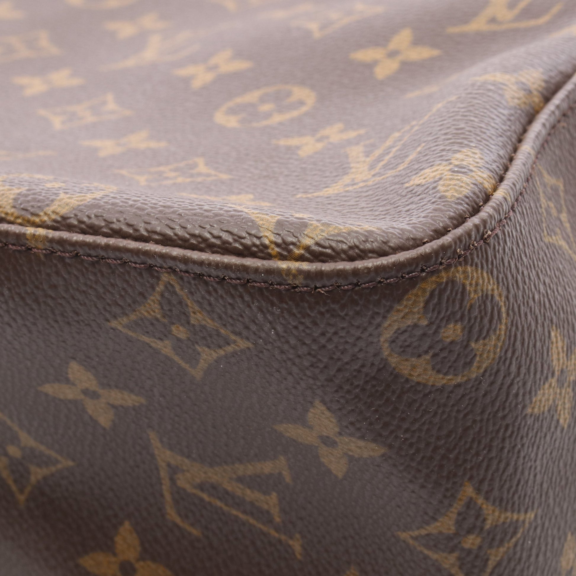 ルーピングGM モノグラム ショルダーバッグ PVC レザー ブラウン ルイヴィトン バッグ LOUIS VUITTON