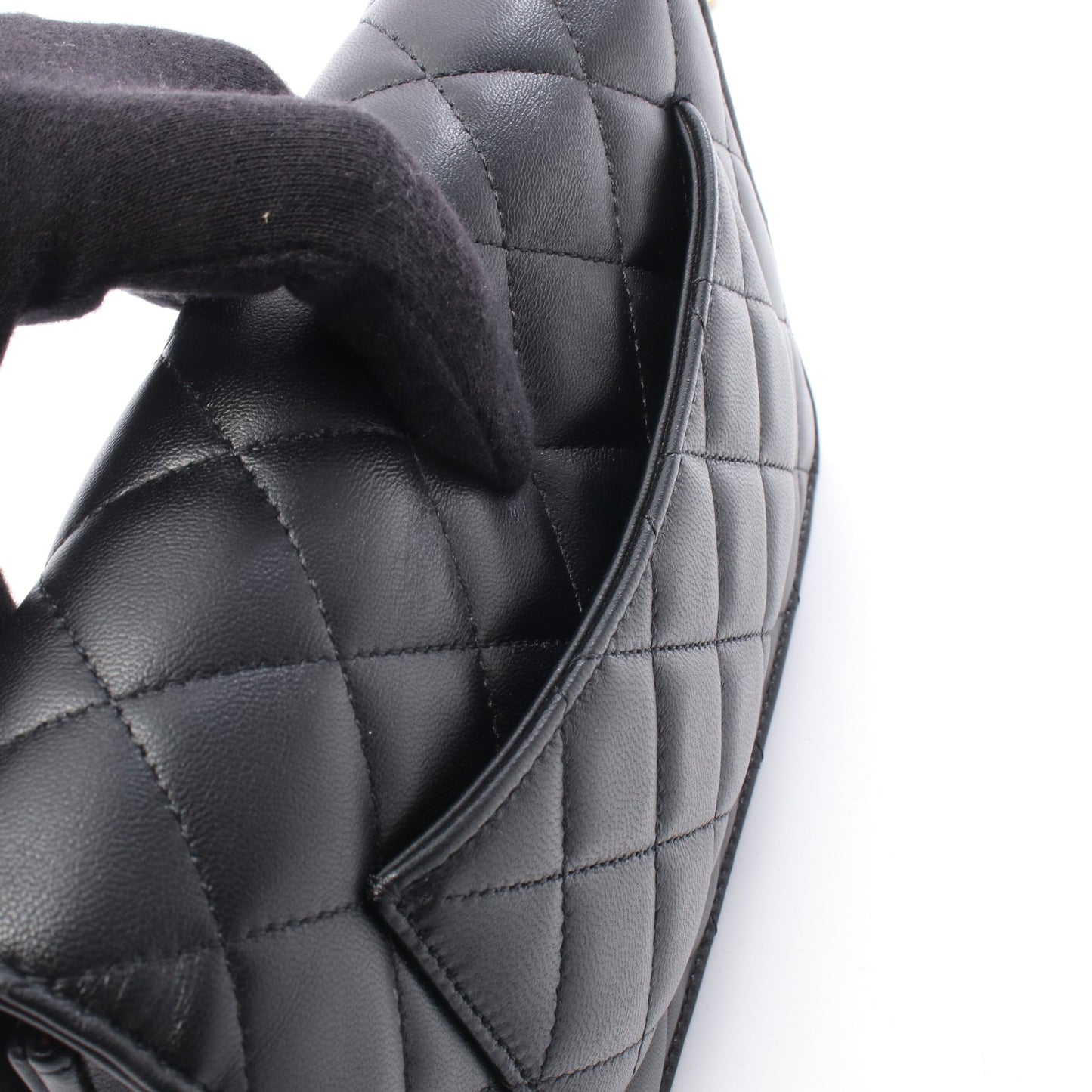 マトラッセ チェーンウォレット ラムスキン ブラック ゴールド金具 シャネル バッグ CHANEL