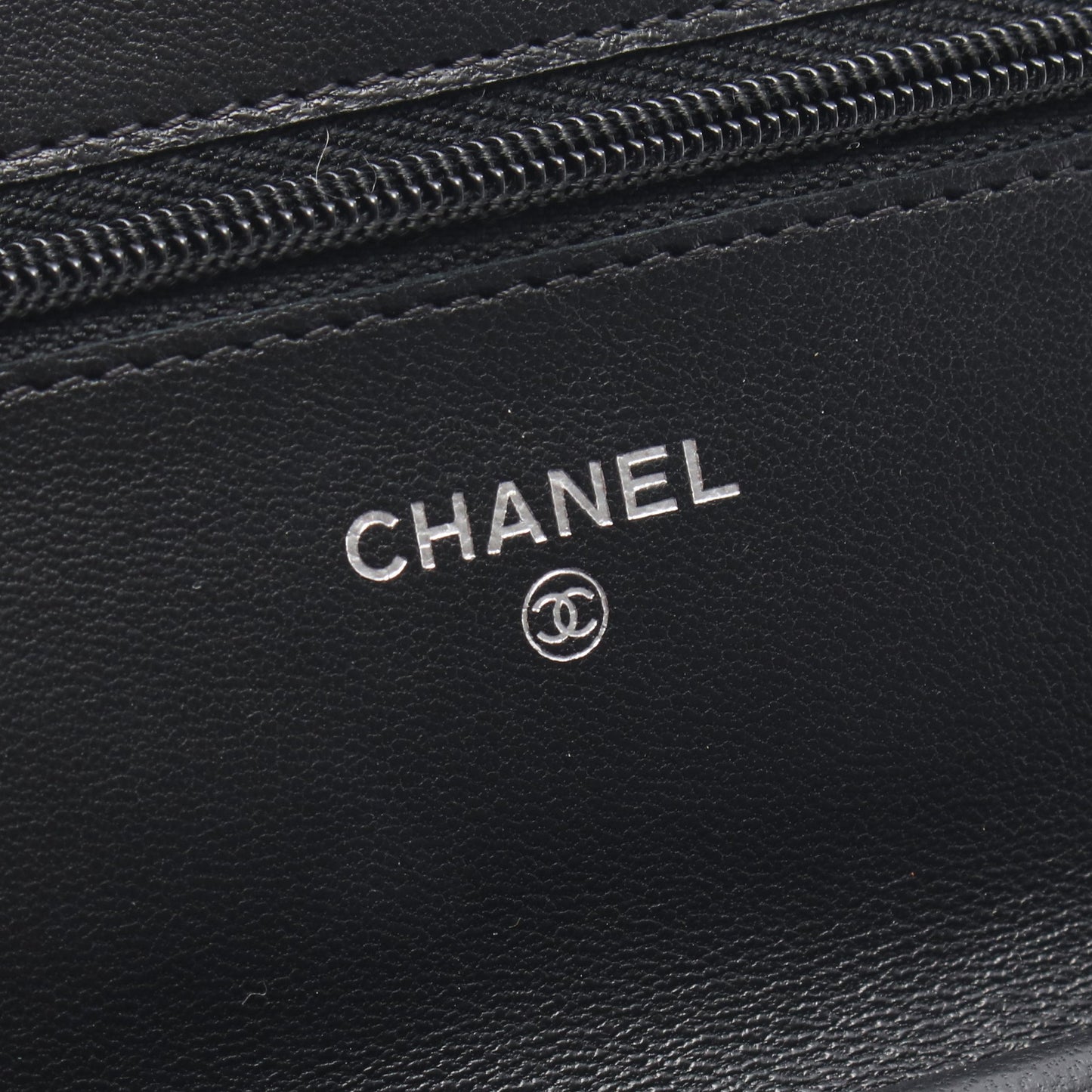 マトラッセ チェーンウォレット ラムスキン ブラック シルバー金具 シャネル バッグ CHANEL