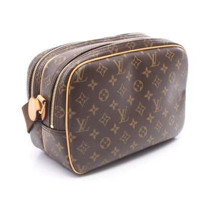 リポーターPM モノグラム ショルダーバッグ PVC レザー ブラウン ルイヴィトン バッグ LOUIS VUITTON