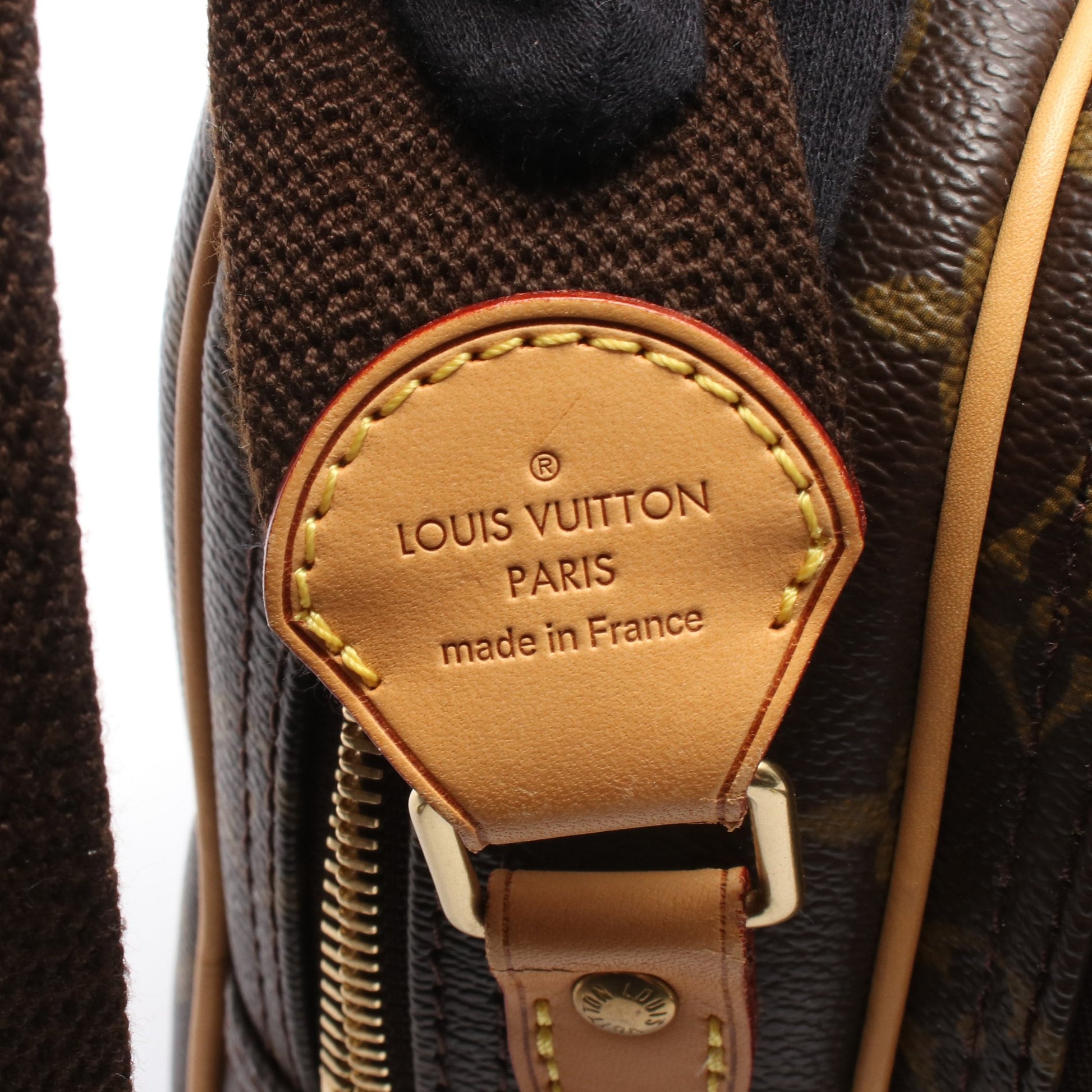 リポーターPM モノグラム ショルダーバッグ PVC レザー ブラウン ルイヴィトン バッグ LOUIS VUITTON