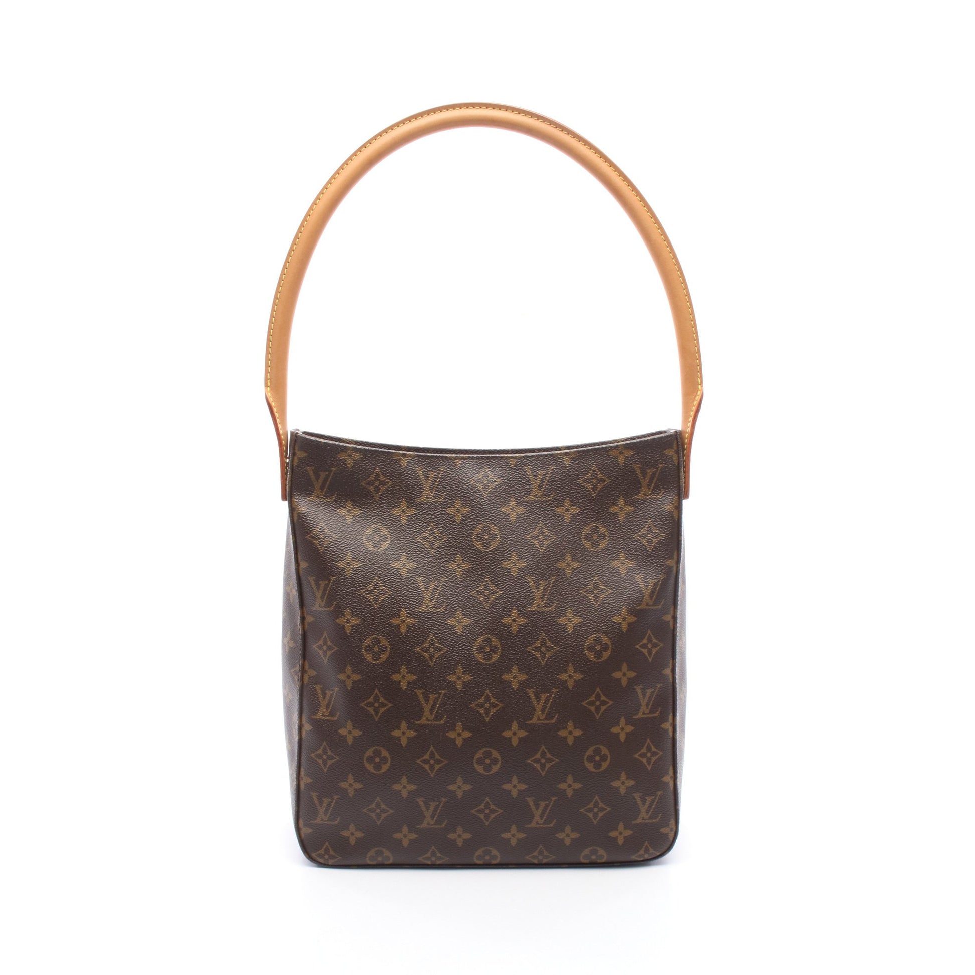 ルーピングGM モノグラム ショルダーバッグ PVC レザー ブラウン ルイヴィトン バッグ LOUIS VUITTON
