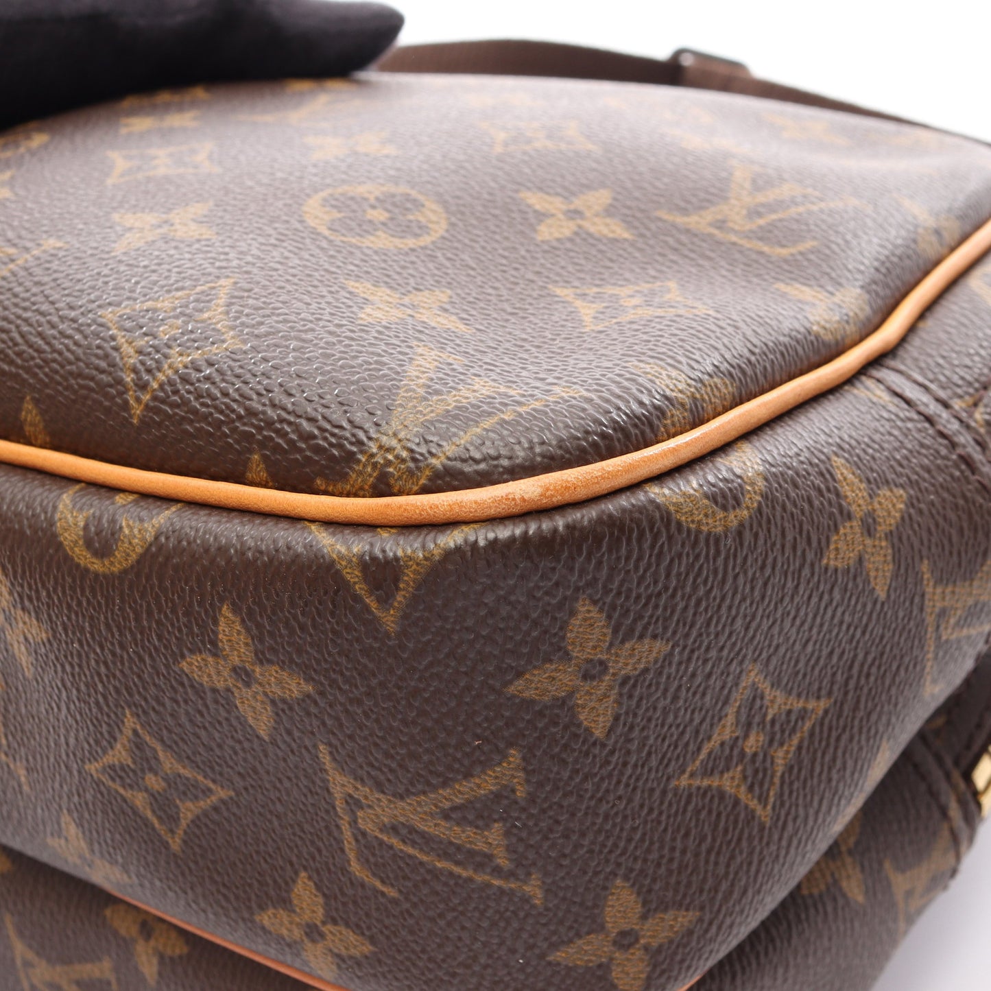 リポーターPM モノグラム ショルダーバッグ PVC レザー ブラウン ルイヴィトン バッグ LOUIS VUITTON