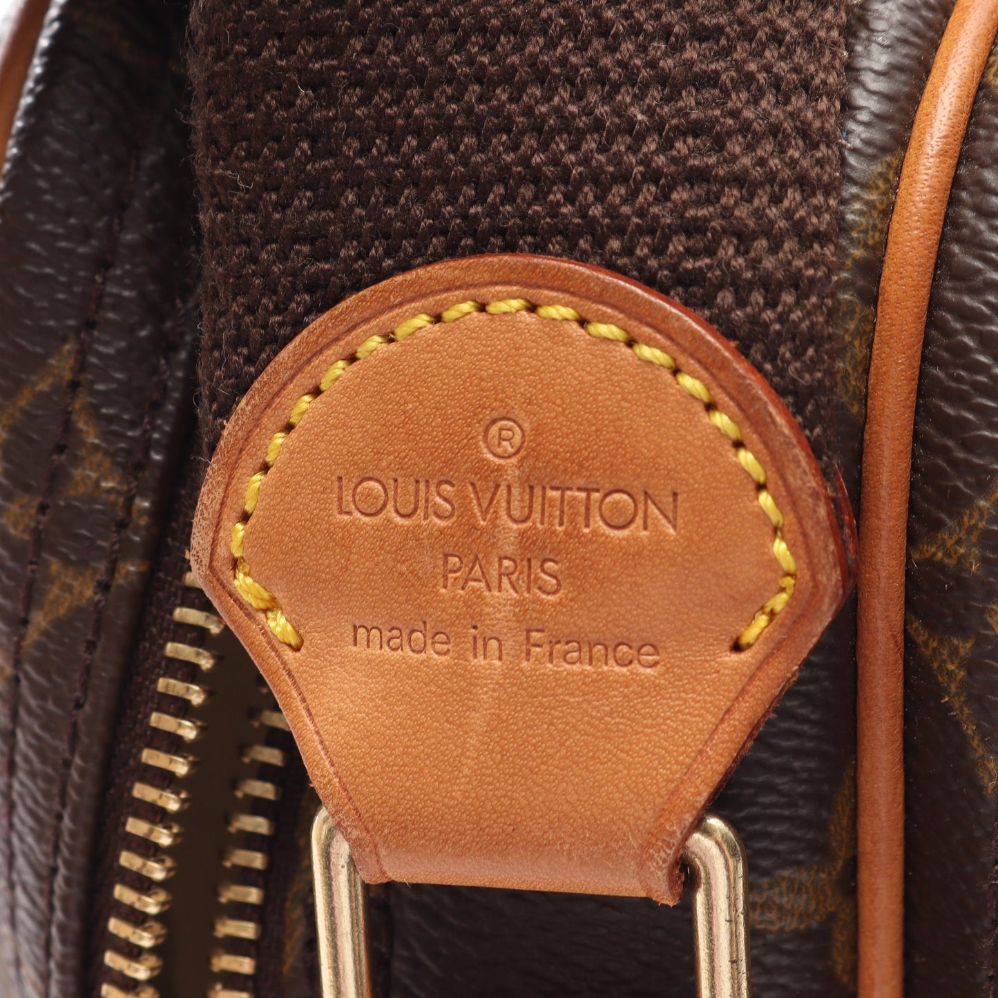 リポーターPM モノグラム ショルダーバッグ PVC レザー ブラウン ルイヴィトン バッグ LOUIS VUITTON