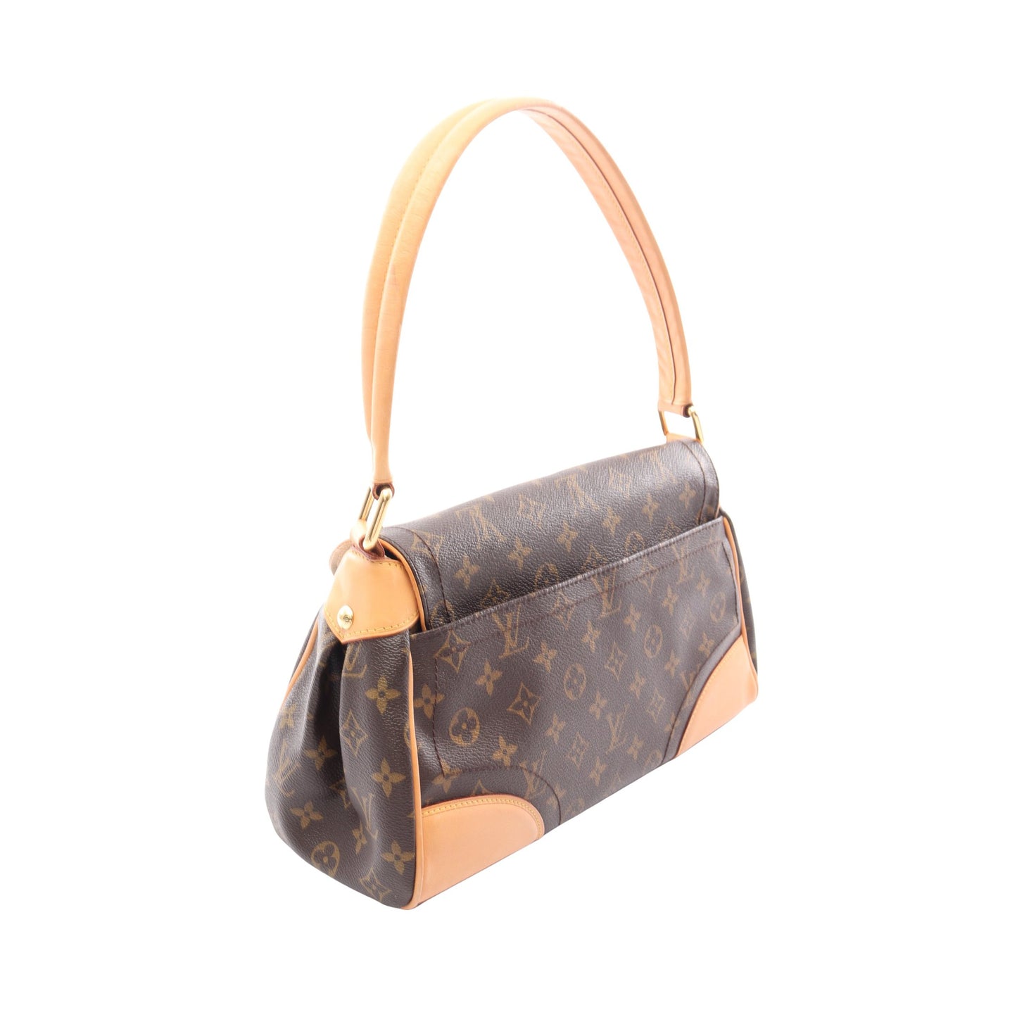 ビバリーMM モノグラム ショルダーバッグ PVC レザー ブラウン ルイヴィトン バッグ LOUIS VUITTON