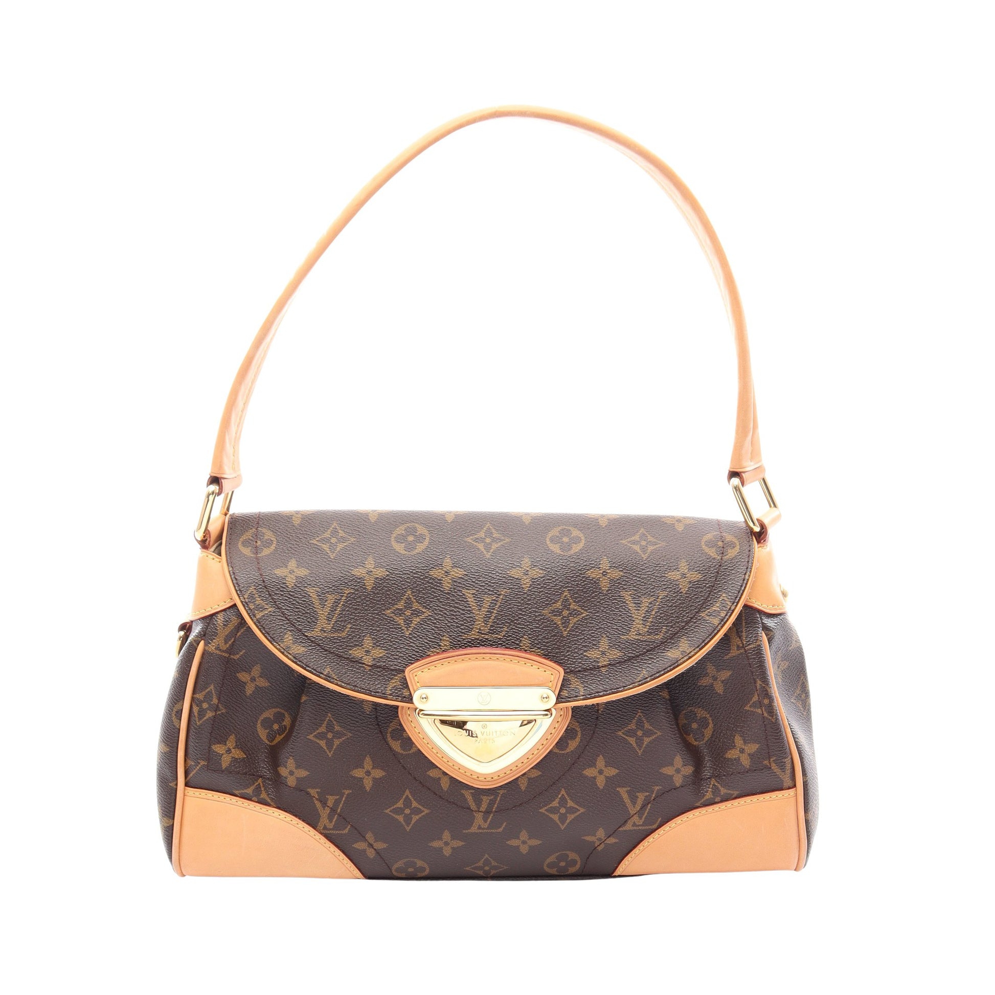 ビバリーMM モノグラム ショルダーバッグ PVC レザー ブラウン ルイヴィトン バッグ LOUIS VUITTON
