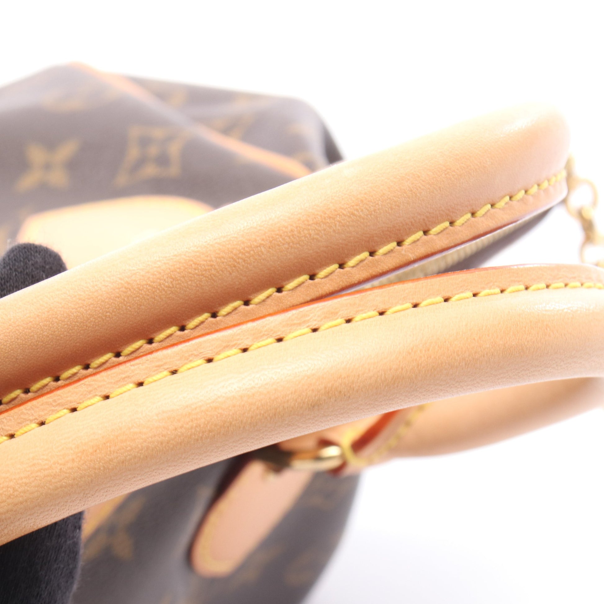 ティヴォリPM モノグラム ハンドバッグ PVC レザー ブラウン ルイヴィトン バッグ LOUIS VUITTON