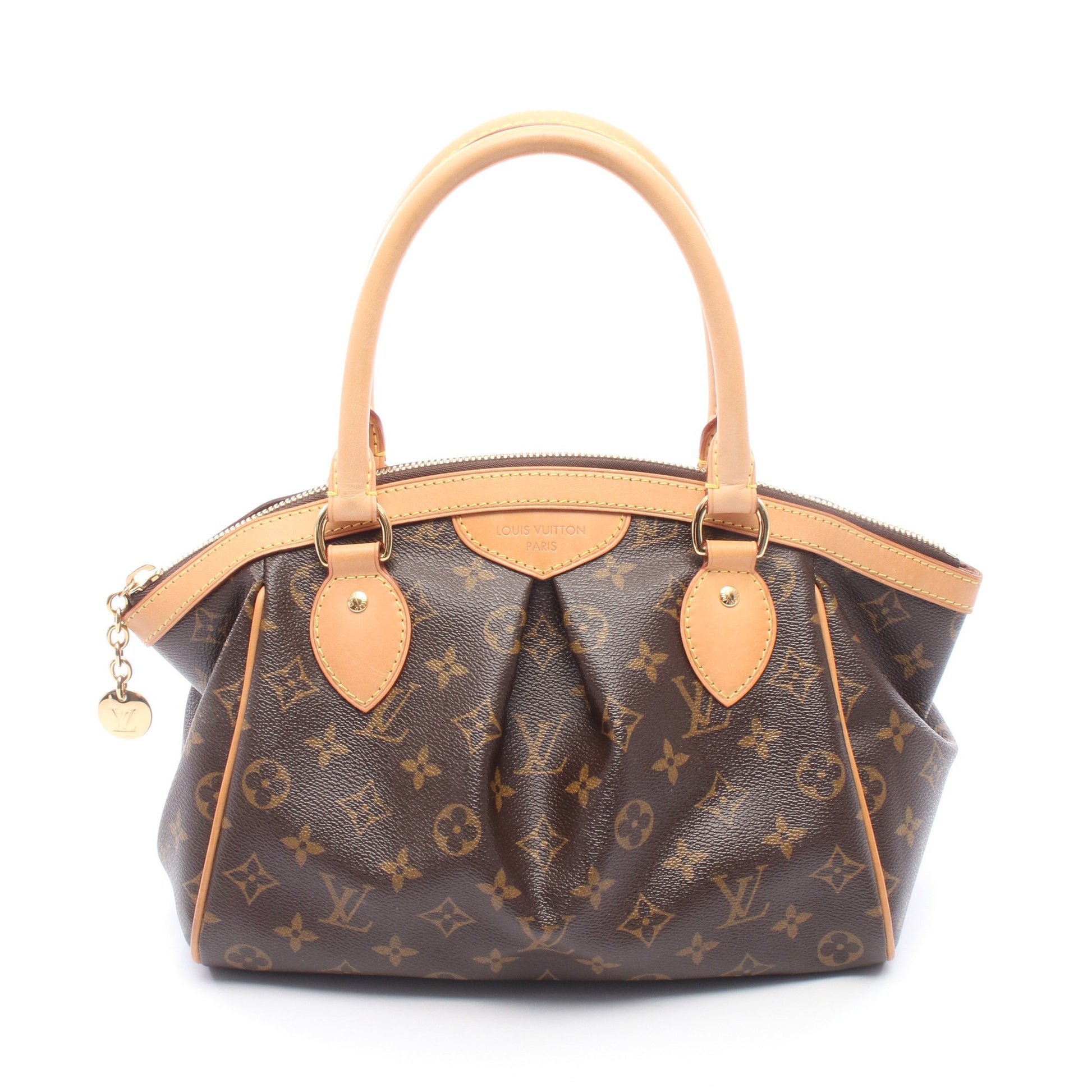 ティヴォリPM モノグラム ハンドバッグ PVC レザー ブラウン ルイヴィトン バッグ LOUIS VUITTON