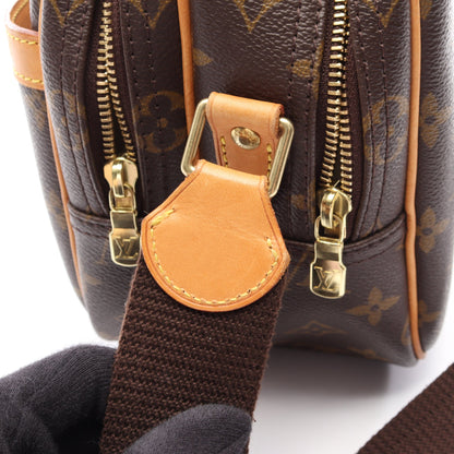 リポーターPM モノグラム ショルダーバッグ PVC レザー ブラウン ルイヴィトン バッグ LOUIS VUITTON