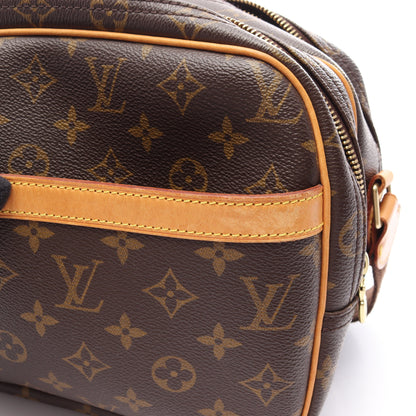 リポーターPM モノグラム ショルダーバッグ PVC レザー ブラウン ルイヴィトン バッグ LOUIS VUITTON