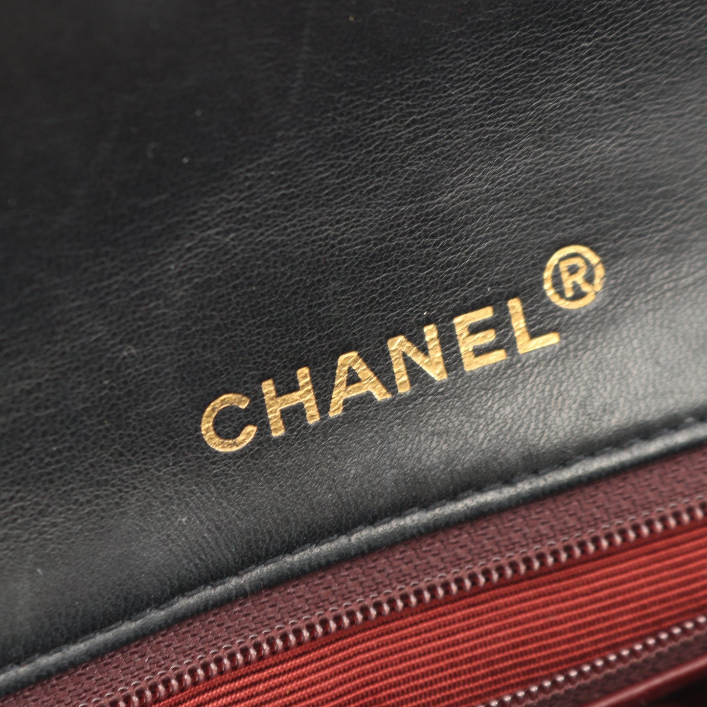 フルフラップ マトラッセ チェーンショルダーバッグ ラムスキン ブラック ゴールド金具 シャネル バッグ CHANEL