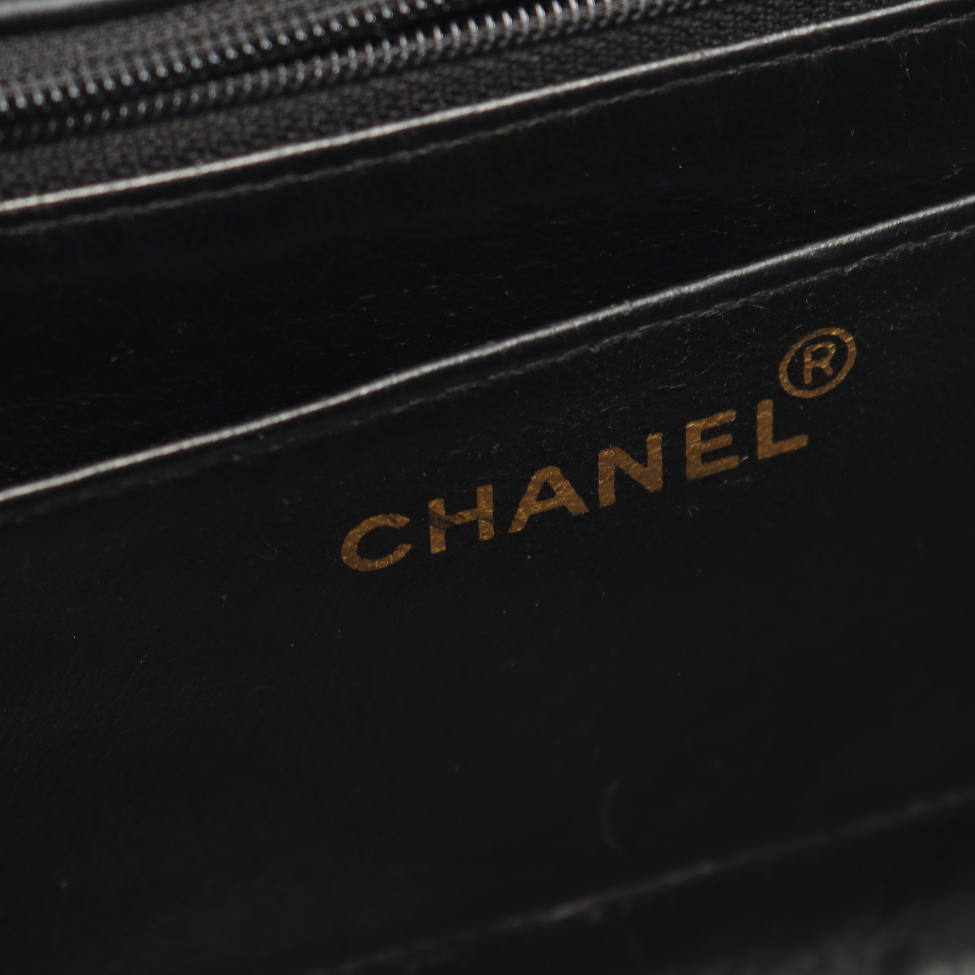 マトラッセ ショルダーバッグ ラムスキン ブラック ゴールド金具 ヴィンテージ シャネル バッグ CHANEL
