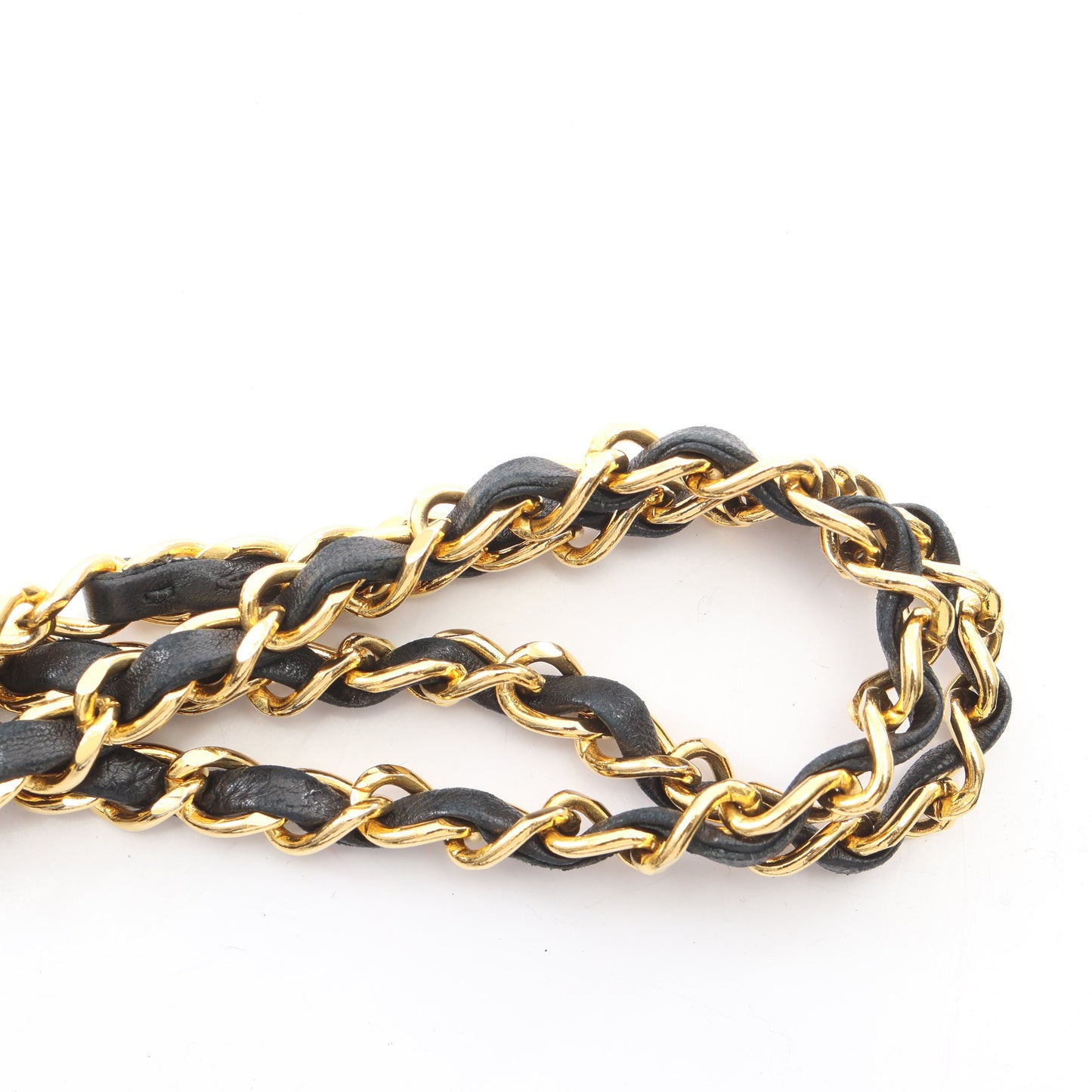 マトラッセ Wフラップ Wチェーンショルダーバッグ ラムスキン ブラック ゴールド金具 ヴィンテージ シャネル バッグ CHANEL