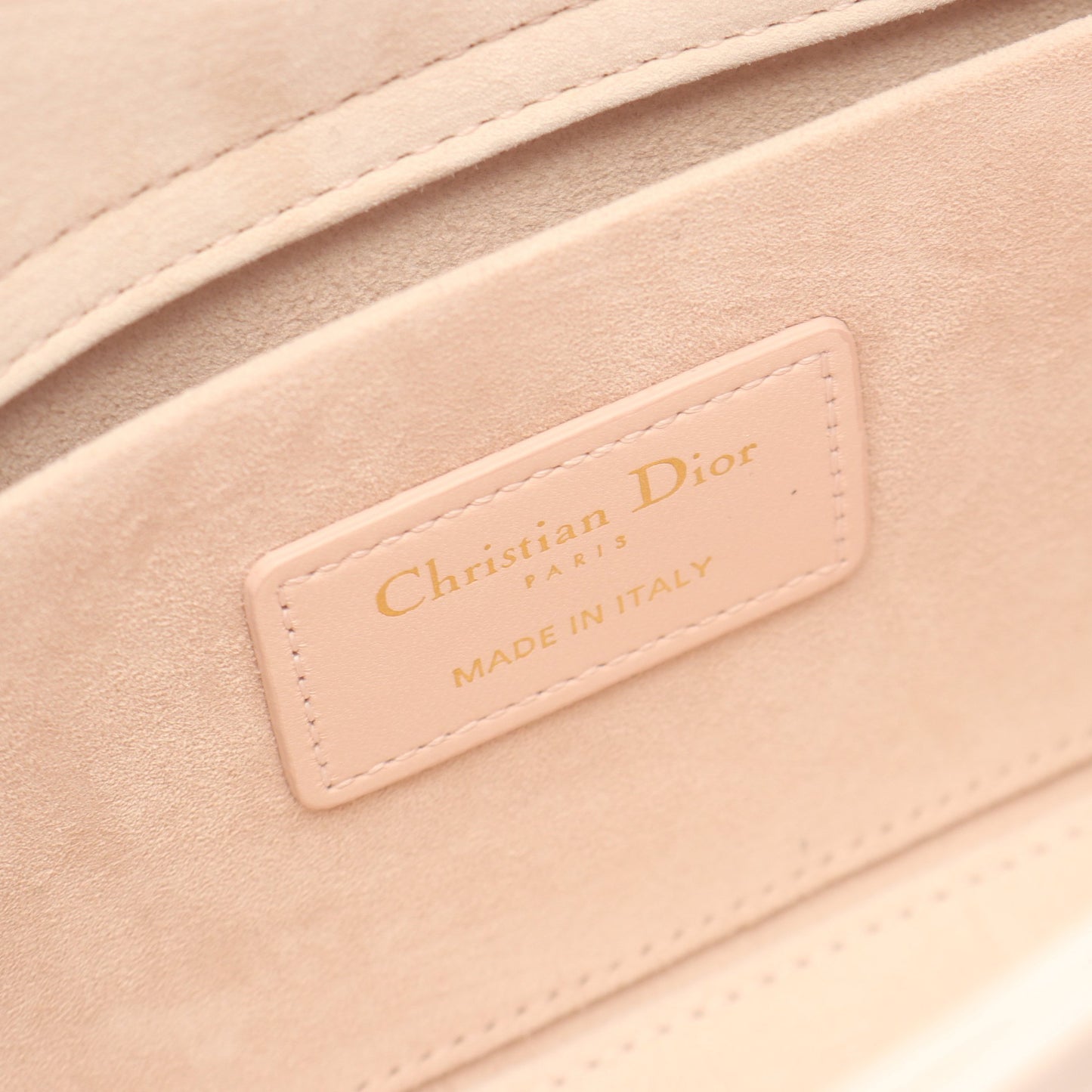 Lady D-Joy ミディアム カナージュ 2WAY ハンドバッグ レザー ライトピンク クリスチャンディオール バッグ Christian Dior