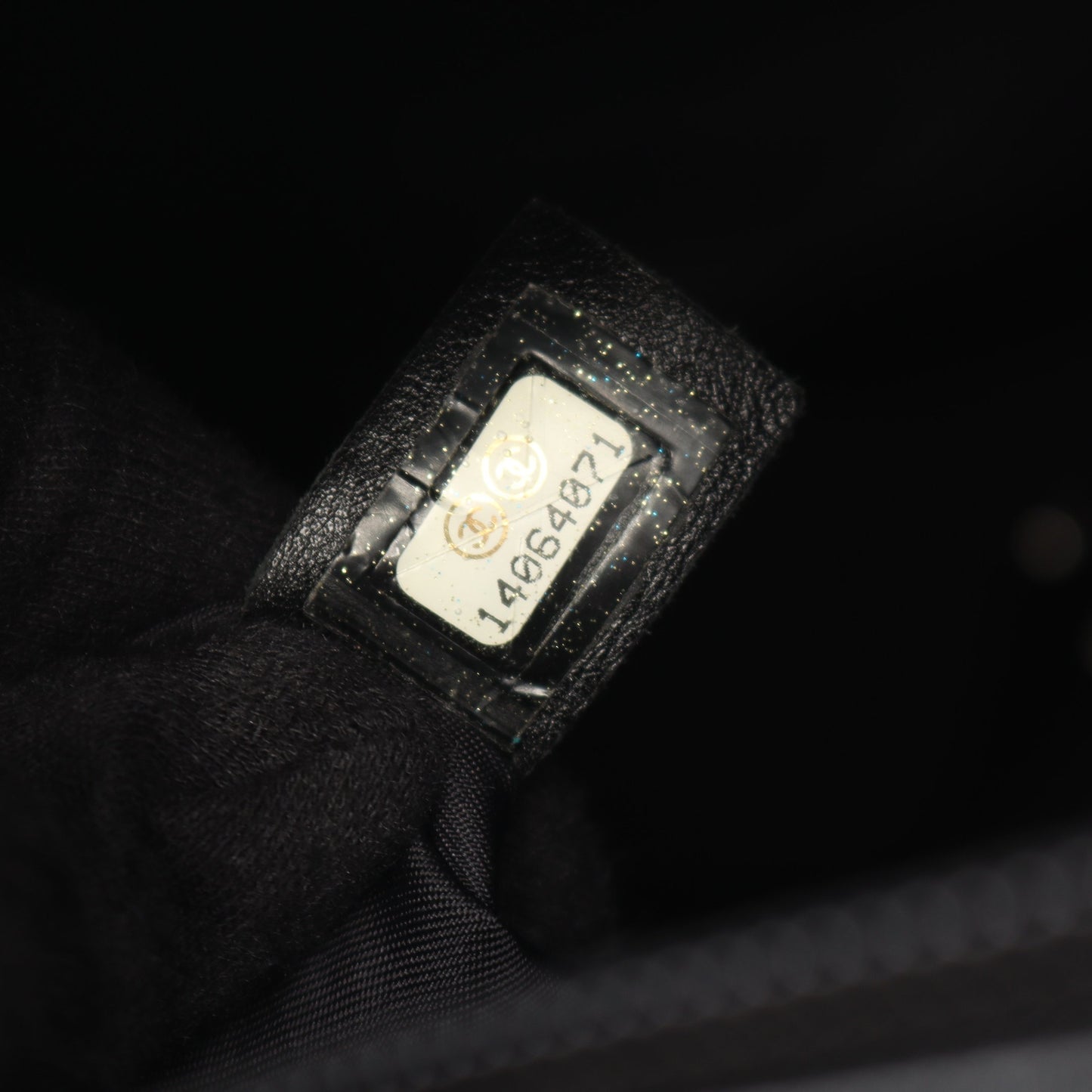 パリビアリッツPM ハンドバッグ トートバッグ コーティングキャンバス レザー ブラック シルバー金具 シャネル バッグ CHANEL