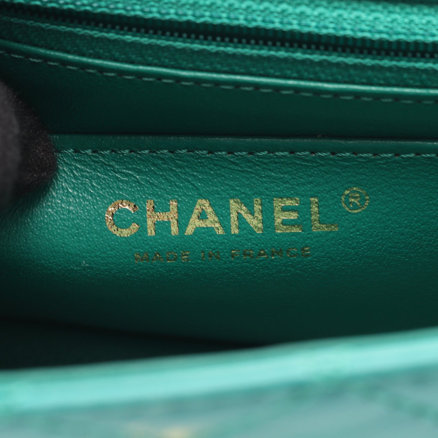 2.55 Wチェーンショルダーバッグ エイジドカーフスキン グリーン ゴールド金具 シャネル バッグ CHANEL