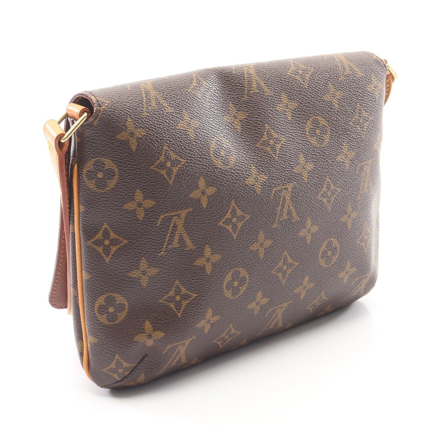 ミュゼットタンゴ ショートストラップ モノグラム ショルダーバッグ PVC レザー ブラウン ルイヴィトン バッグ LOUIS VUITTON