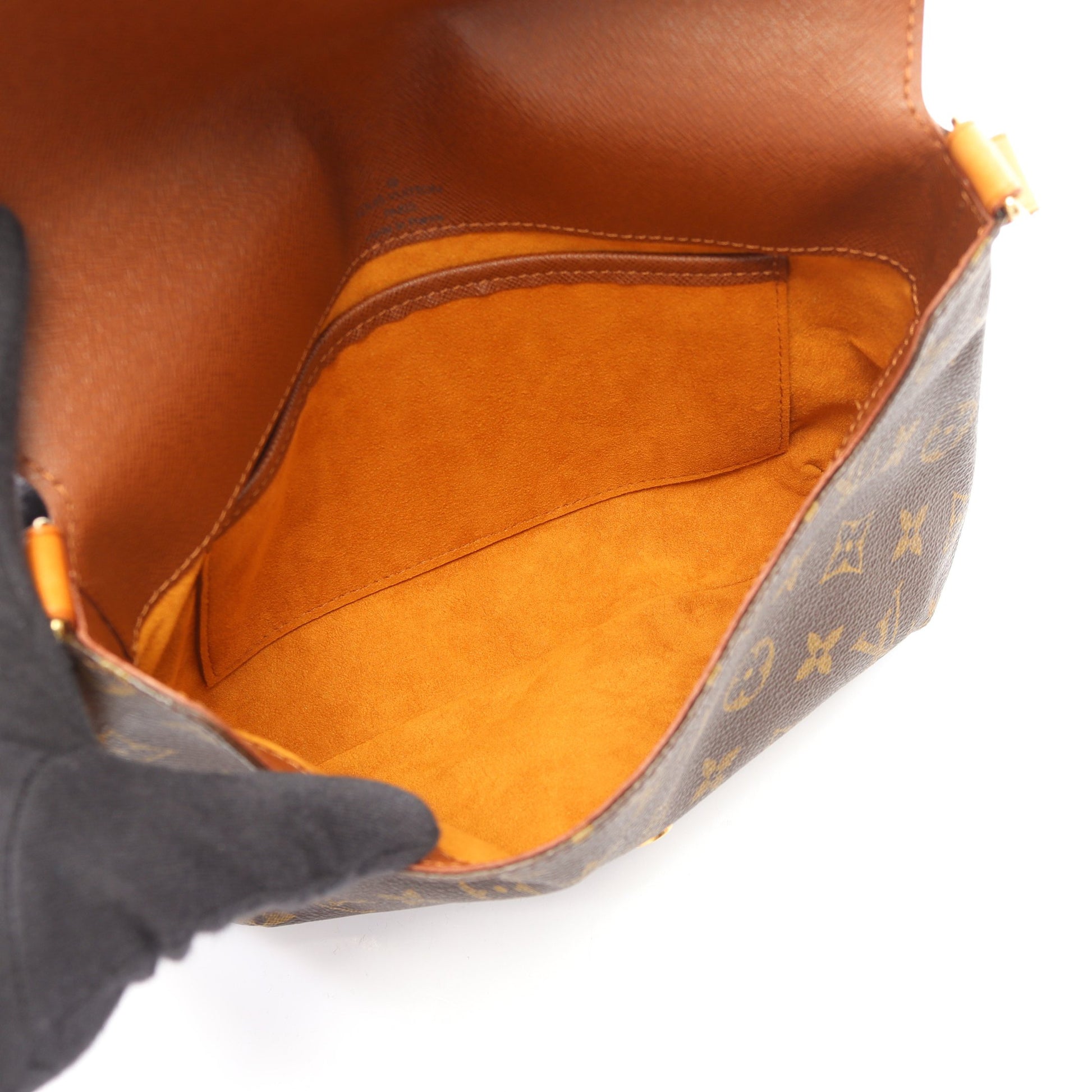 ミュゼットタンゴ ショートストラップ モノグラム ショルダーバッグ PVC レザー ブラウン ルイヴィトン バッグ LOUIS VUITTON