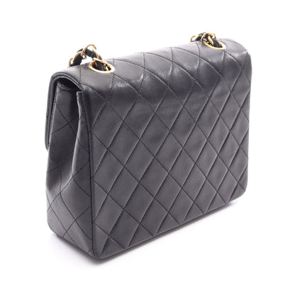 ミニマトラッセ20 チェーンショルダーバッグ ラムスキン ブラック ゴールド金具 シャネル バッグ CHANEL