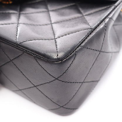 ミニマトラッセ20 チェーンショルダーバッグ ラムスキン ブラック ゴールド金具 シャネル バッグ CHANEL