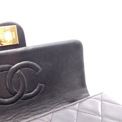 ミニマトラッセ20 チェーンショルダーバッグ ラムスキン ブラック ゴールド金具 シャネル バッグ CHANEL